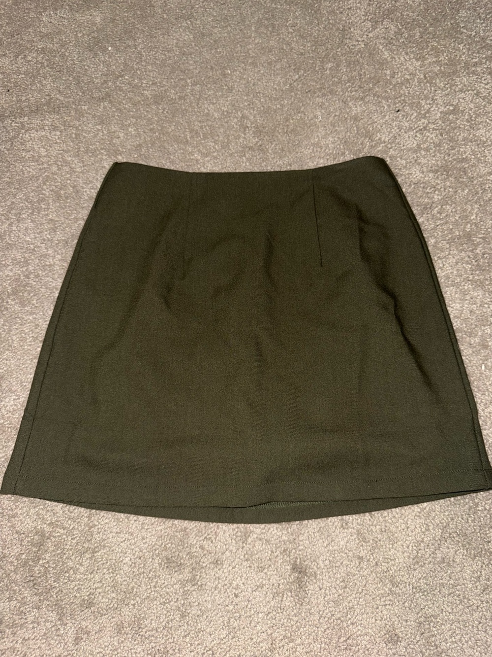 Pink Lily Olive Green Mini Skort